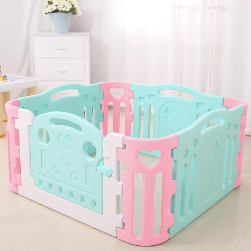 Quây cũi cho bé góc tròn Toyshouse size S TH-KK-01AB