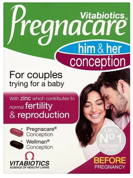 Sản phẩm dễ thụ thai Pregnacare his & her