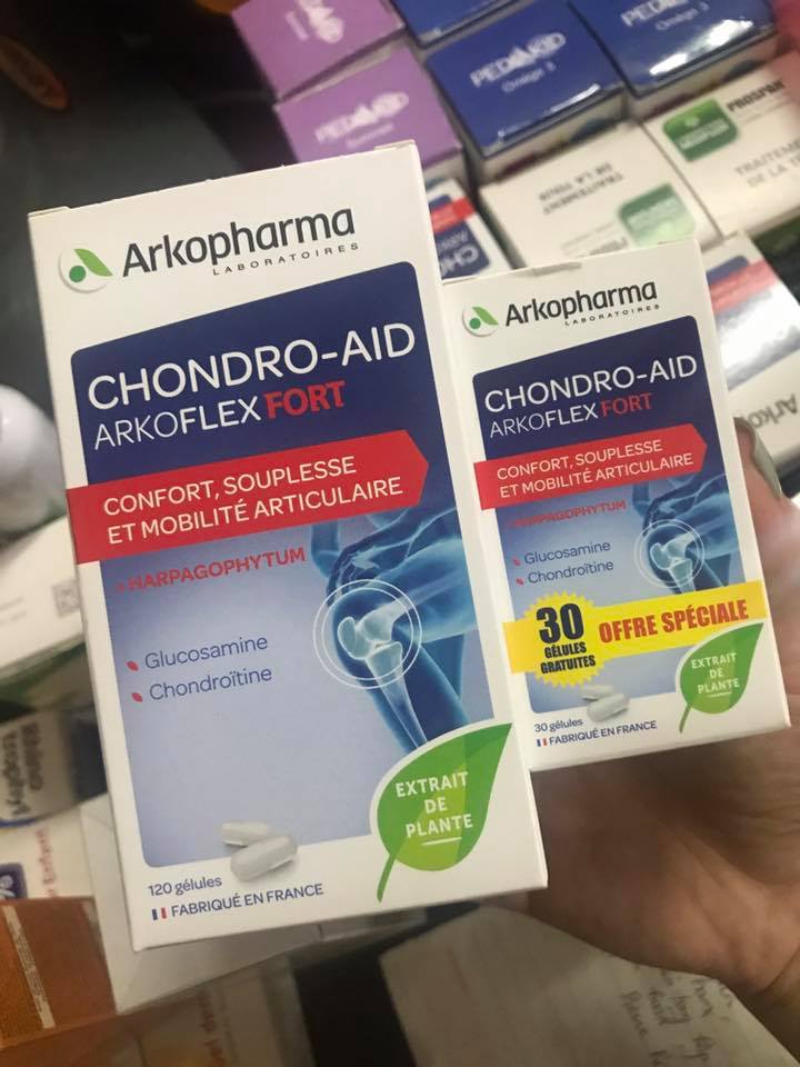 Set 2 hỗ trợ xương khớp Chondroitin sulphate hộp 120 viên tặng hộp 30 viên