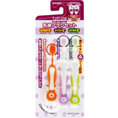 Set bộ bàn chải 3 bước Combi 6-36 tháng