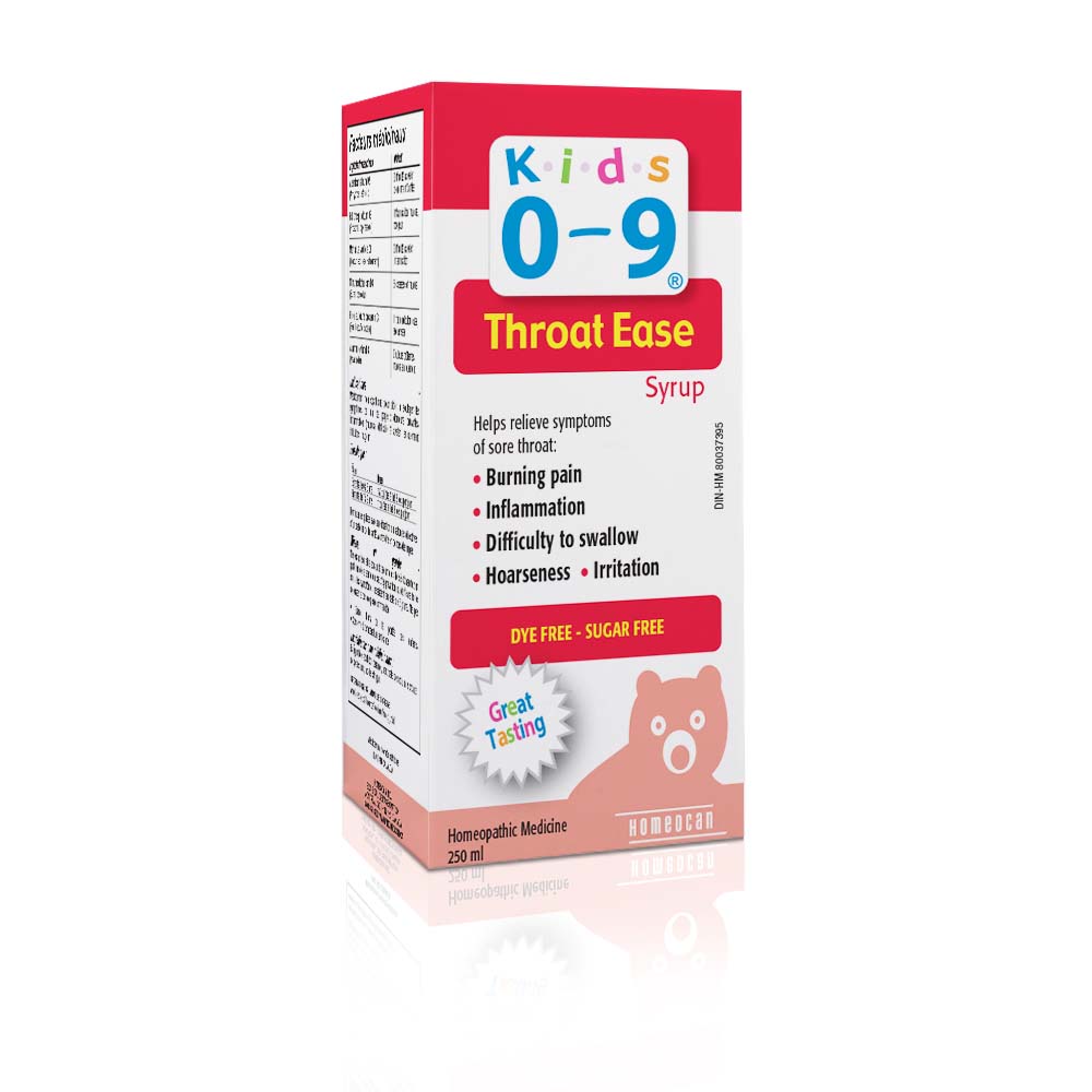 Siro chữa viêm, đau họng, ho cho bé từ 0-9 tuổi Throat Ease 100ml.