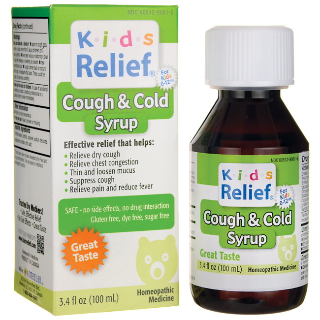 SIRO dứt ho & dứt cảm lạnh KIDS RELIEF COUGH & COLD SYRUP (BÉ 6 THÁNG đến 2 TUỔI)