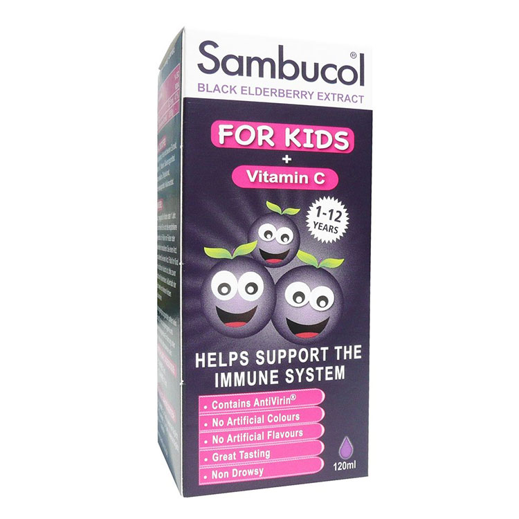 Siro Sambucol tăng sức đề kháng cho trẻ