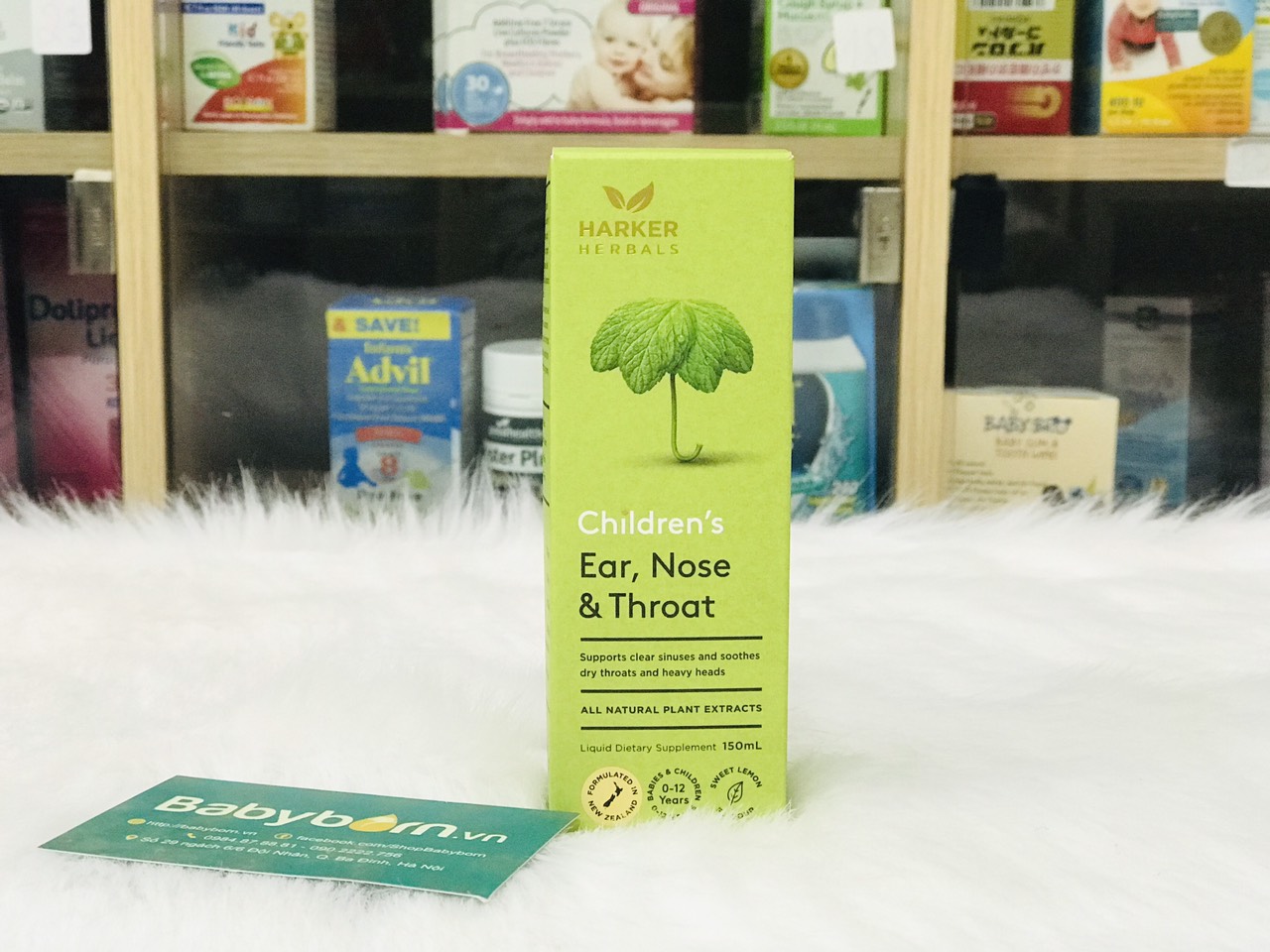 Siro tai, mũi, họng Harker Herbals Children's Ear, Nose & Throat Herbal Syrup 150ml