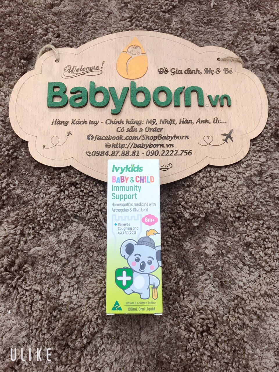 SIRO TĂNG CƯỜNG SỨC ĐỀ KHÁNG IVYKIDS BABY