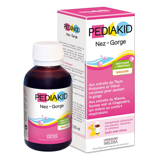 Siro tăng đề kháng mũi họng Pediakid 125ml.