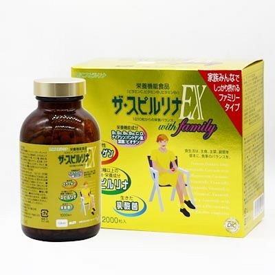 Spirulina EX Tảo vàng cao cấp Nhật Bản hộp 2000 viên