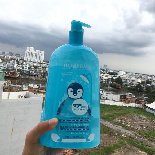 Sữa Tắm Em Bé Bioderma ABCDerm Gel Moussant 1000ml