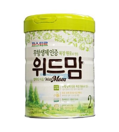 Sữa With Mom số 2 750g (Sữa Organic trẻ từ 7-12 tháng tuổi)