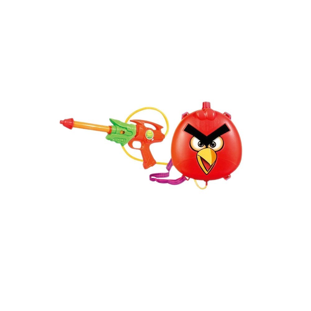 Súng nước balo cho bé phiên bản angry birds