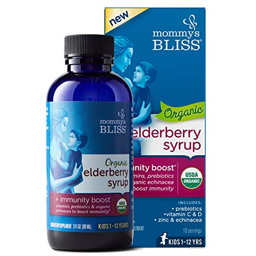 Siro bổ sung vitamin C tăng miễn dịch hữu Cơ Mommys Bliss 90ml