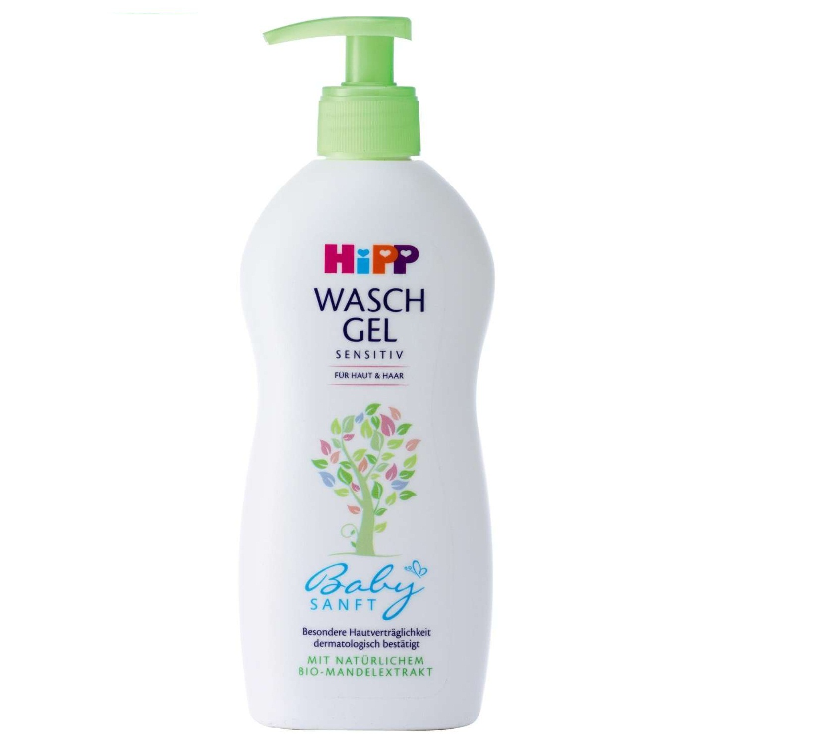 Tắm gội cho bé Hipp Babysanft Waschgel Haut & Haar