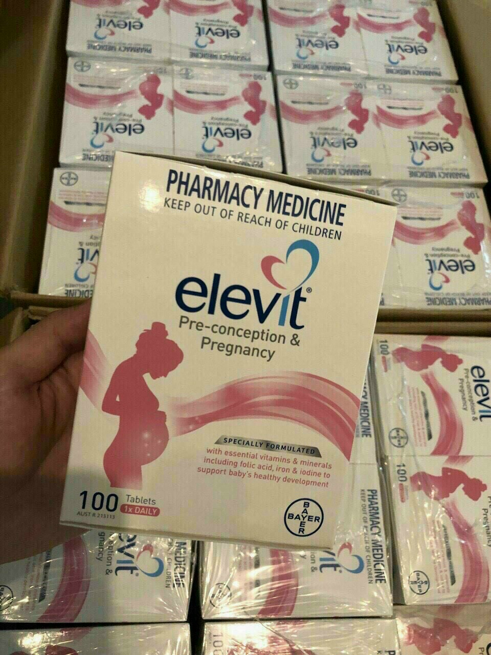 Thuốc bổ cho bà bầu Elevit 100 viên Úc.