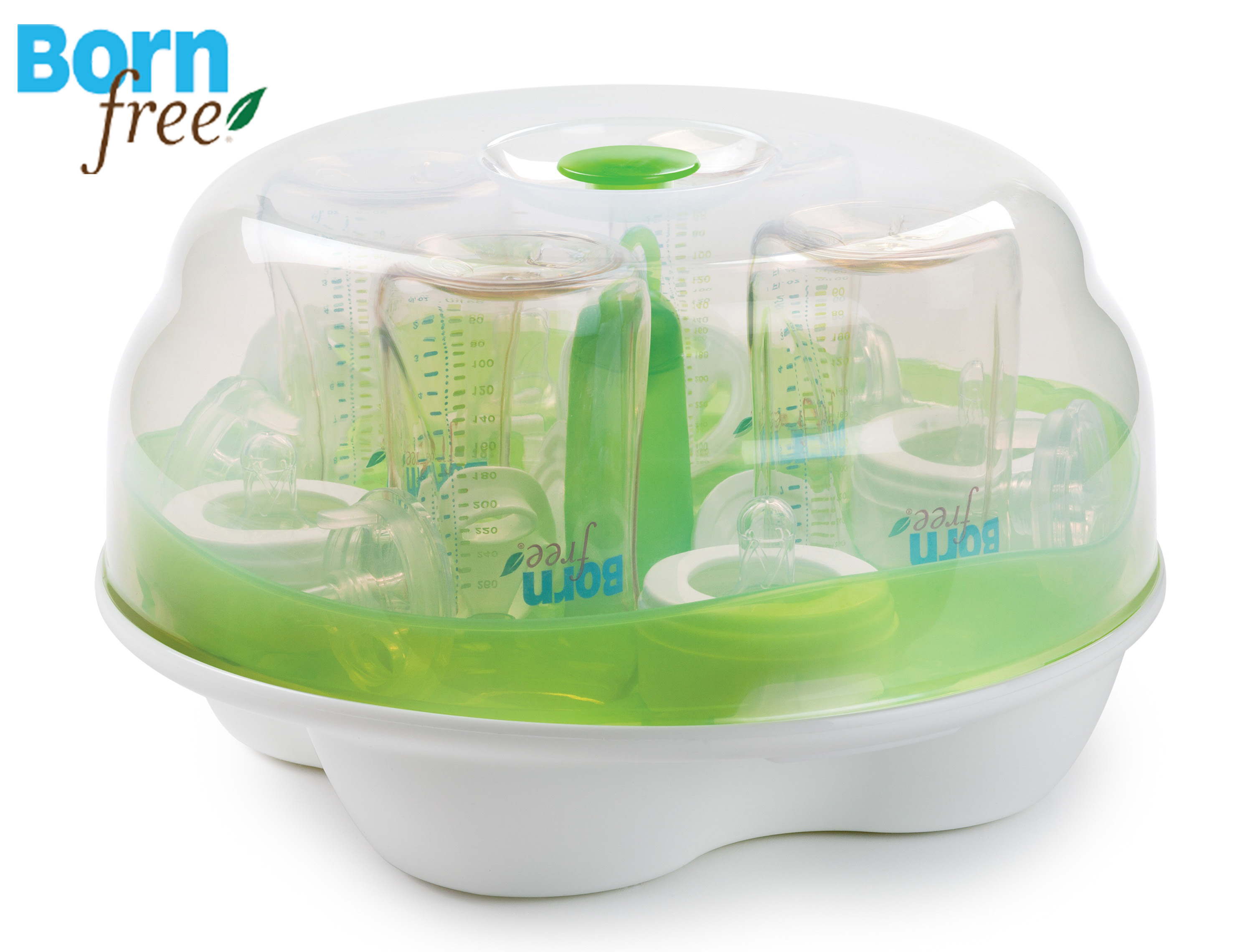 Tiệt trùng bình sữa Born Free trong lò vi sóng(BF47276)