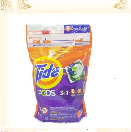 Viên giặt xả quần áo Tide Pods 3 in 1 42 Viên