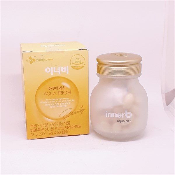 Viên uống cấp nước collagen Hàn Quốc Innerb Aqua Rich
