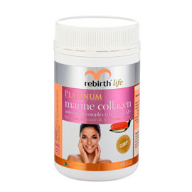 Viên uống chống lão hóa Collagen Platinum Marine Collagen Rebirth Life của Úc- 60 viên.