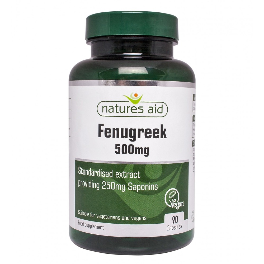 Viên uống lợi sữa Natures Aid Fenugreek 500mg.