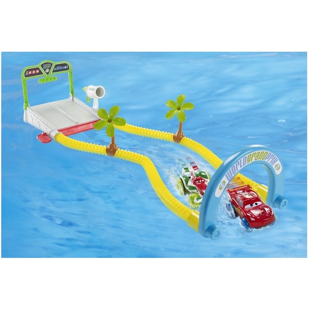Xe đua trên mặt nước Disney Cars World Grand Prix Splash Speedway Track Set