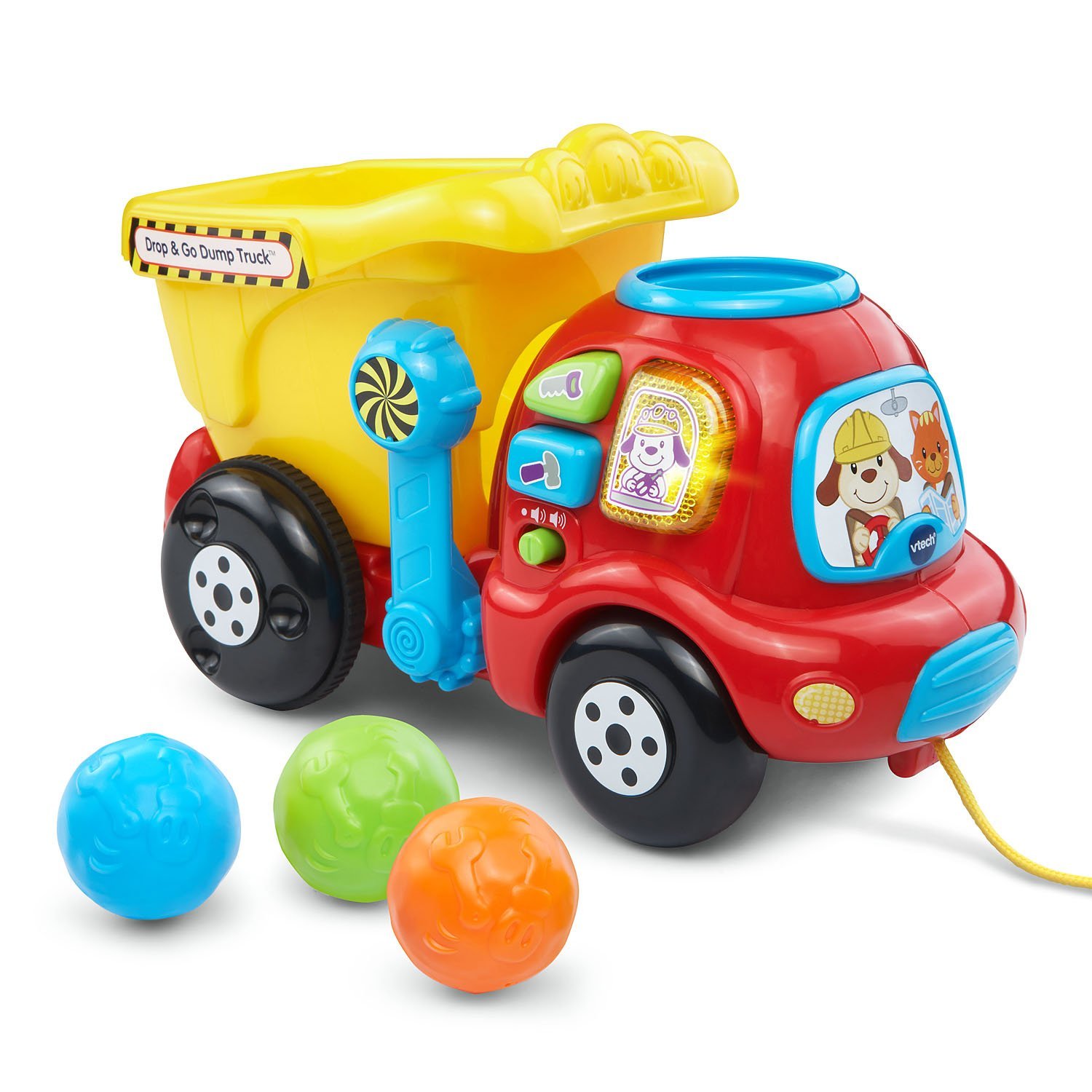 Xe tải đồ chơi VTech Drop and Go Dump - VTech Drop and Go Dump Truck