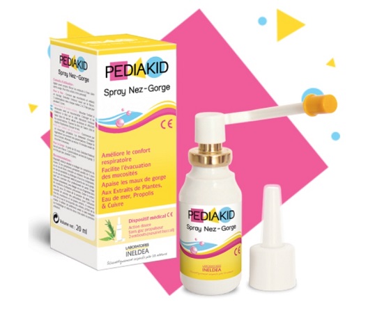 Xịt mũi họng Pediakid Spray Nez Gorge 20ml (MẪU MỚI)