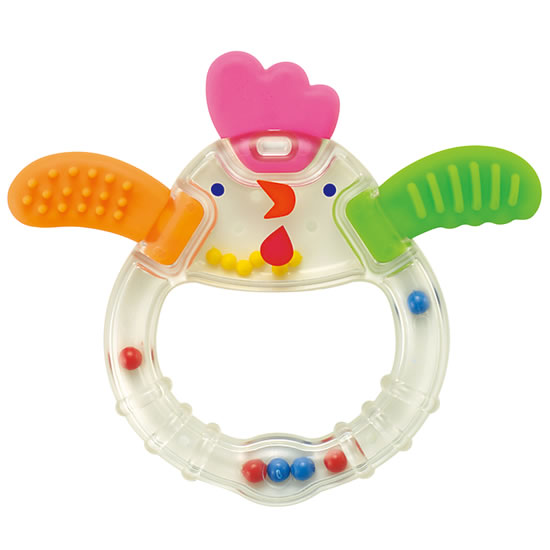 Xúc xắc gặm nướu hình gà con richell